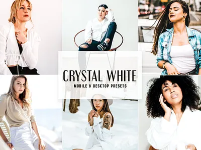 Free Crystal White Mobile & Desktop Lightroom Presets wedding presets