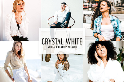 Free Crystal White Mobile & Desktop Lightroom Presets wedding presets