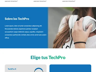 TechPro css design diseño web figma freelance gulp html jacvascript js landing page pagina web sass sitio web ui webdesign