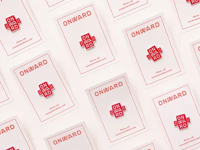 Onward Enamel Pins brand identity branding campaign enamel enamel pins logo merch photography product product photography