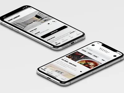 shopping app UI layout app color design light mode mall minimal shopping ui