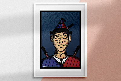 LOVE AND PAIN adobe illustrator art design draw for sale graphic design illustration illustration art ilustration design ilustrator portrait poster sale vector