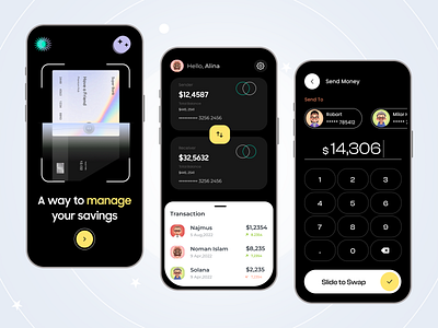 Finance: Mobile App app design app ui bank app banking app classic ui clean ui design finances app financial financial app fintech iamhosenrahman investment minimal mobile mobile app mobile app ui design modern ui moile app design ui design web design