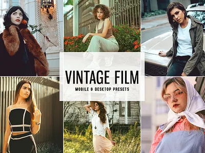 Free Vintage Film Mobile & Desktop Lightroom Presets wedding presets
