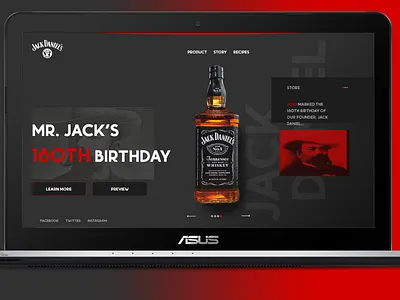 Mr.Jack's Drink website adobe adobe xd design adobexd design drink figma mehrabbozorgi store ui uidesign uiux web web design web ui design website website design website ui design xd