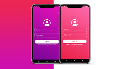 Colorful Authentication adobe adobe xd adobexd app authentication color colorful design figma mehrabbozorgi mobile mobile app mobile design ui uidesign uiux xd