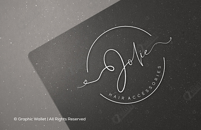 Jolie Hair Accessories #2 branding design graphic design graphicwallet illustration logo typography ui ux vector