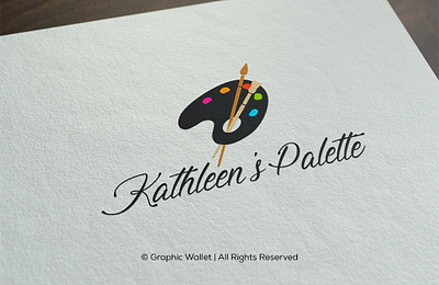 Kathleen's Palette branding design graphic design graphicwallet illustration logo typography ui ux vector