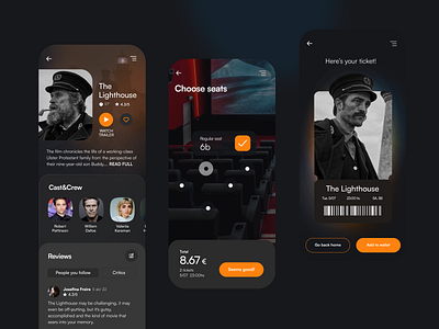 Moovio 2 cinema movie theatre ui ux