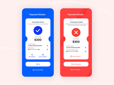 Flash Message Payment Screen by Vignesh Kumar J on Dribbble