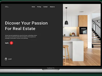 Real estate website adobexd design figma mehrabbozorgi real estate ui uidesign uiux web web design website website design