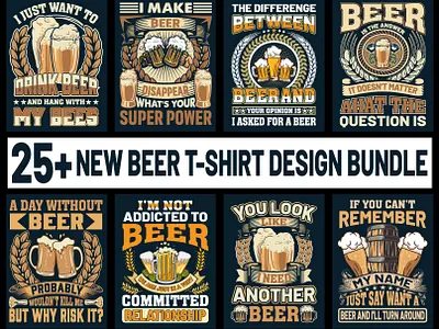 beer t-shirt design bundle. beer beergeek beerlover beerpron beerstagram beertime cerveza craftbeer drink graphic design shirts t shirt design t shirt template taypography tee vintage wine