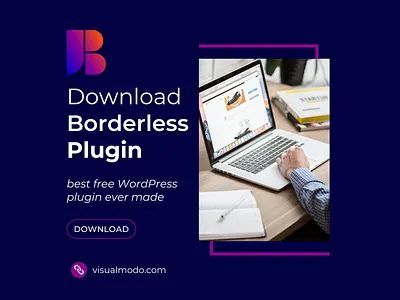 Start With a Ready Website - Borderless WordPress Plugin 1 click 3d animation borderless branding design graphic design illustration import logo motion graphics plugins responsive site builder template theme ui web design wordpress wpborderless