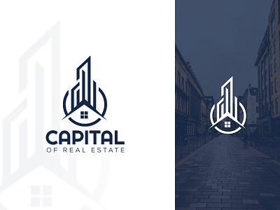 Real Estate Logo agency logo brandign logo branding building city logo combination logo corporate logo graphic design house logo logo logodesign minimalistic logo real estate real estate logo realestate simple logo town