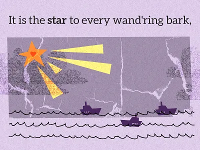 Sonnet 116 digital digital art digital painting digitalart illustration poem text