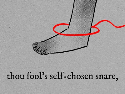 Thou blind man's mark digital digital art digital painting digitalart illustration poem text