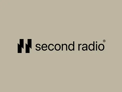 Second Radio® audio blockchain branding crypto cryptocurrency design exploration illustration inspiration logo minimalism modern second simple two lines ui