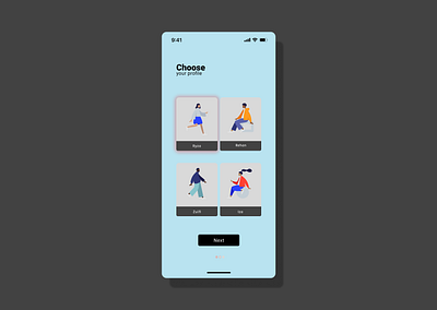 DailyUI 64 - Select User Type app dailyui dailyui64 design illustration product design select user type ui ux