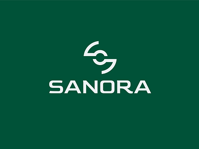 "Sanora" logo design branding design graphic design logo vector