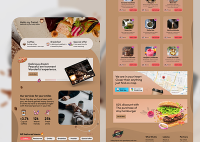 Coffe Shop Website | Lidoma Design app application coffe coffeshop design figjam figma illustration photoshop sketch ui uiux ux website