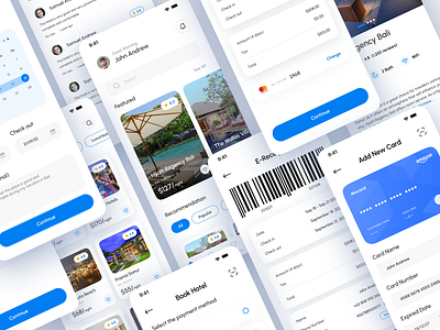 Hotel Booking App 3d airbnb app animation booking app hotel app hotel booking app hotel booking landing page hotel mobile app illustration landing page mobile design ticket app ticket booking app tourist app travel app travel app design ui web design