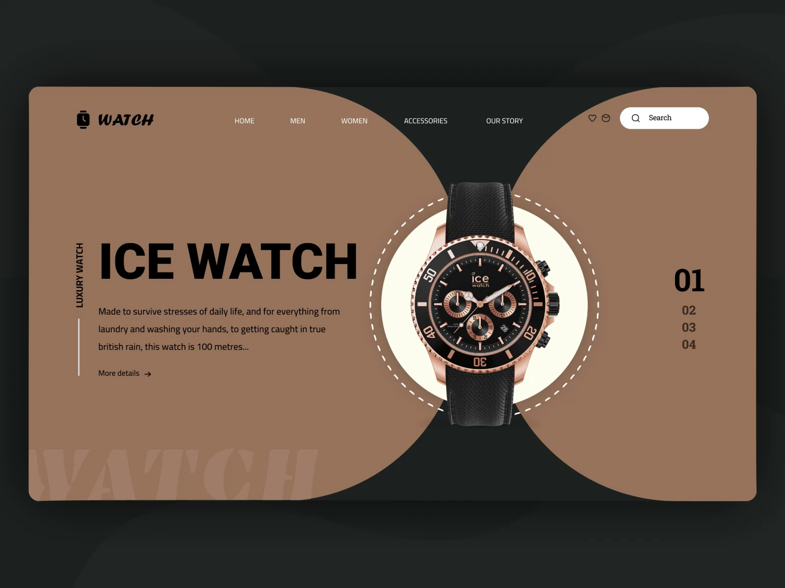 Premium Watch Web Design by Uphold Solution for Quadrato on Dribbble