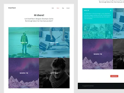 My Portfolio 2014 bold branding clean design concept design grid hero section interaction landing page layout minimal modern design photography portfolio product designer typography ui ux web design website
