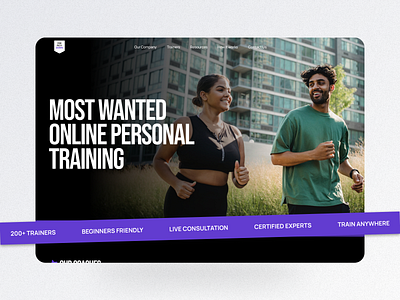 Fitness Training UI Exploration design fit fitness fitness web gym design gym website personal web ui