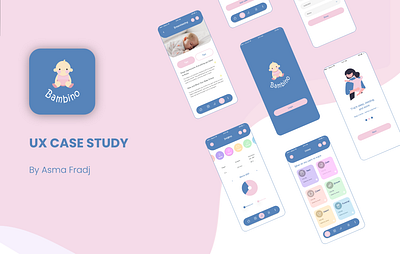 Bambino app baby care baby track mobile app ui ux baby app