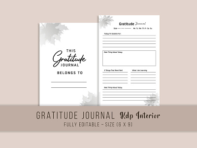 Gratitude Kdp Interior designs, themes, templates and downloadable ...