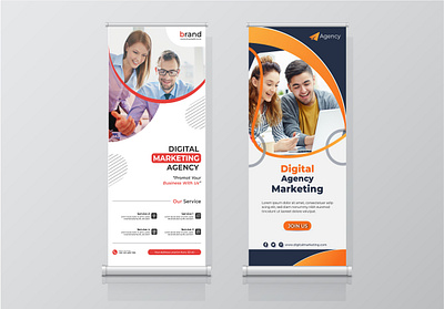 Corporate Roll-up Banner Design simple