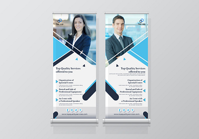 Corporate Roll-up Banner x banner