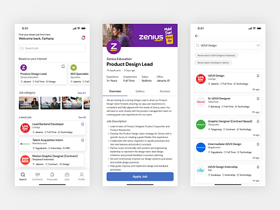 Job Portal Mobile App android app iosapp mobile design mobileapp portal job uiux design