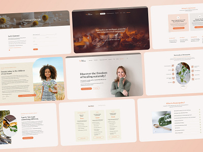 Homeopathic Medicine Clinic - Website Redesign brand identity branding design figma graphic design guidelines logo rebrand ui ux visual visual identity visual rebrand web design web redesign