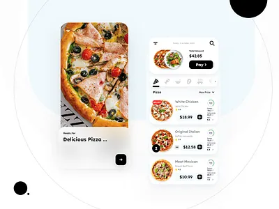 Free Restaurant P.O.S - Adobe XD adobe xd app dailyui design free freebie p.o.s pizza prototype restaurant ui