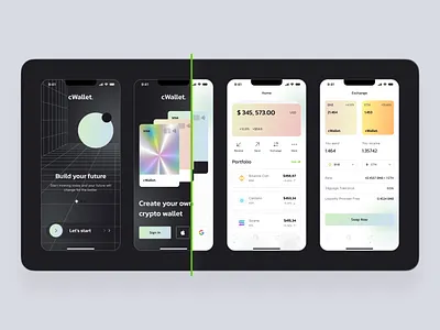Crypto wallet - Mobile app app app design bitcoin cruptocurrency crypto currency crypto wallet cryptowallet mobile app mobile design