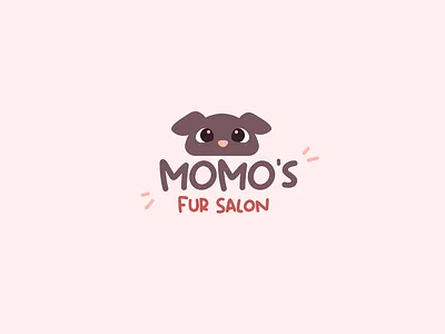 Dog Grooming Salon Logo (Dribbble Rebound Challenge) brand branding cartoon character cute design doodle figma illustration illustrator logo logo design