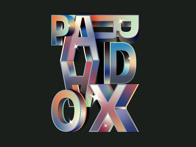 Paradox 2d animation colours design flat illustration letters logo motion ui