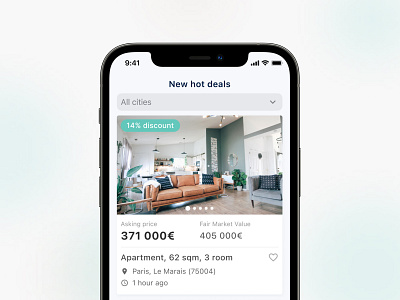 DoorFeed Mobile App application clear discount green hot deals house minimalistic mobile app mobile design product design property property app real estate real estate agency real estate design real estate ui ui ui design ux ux design