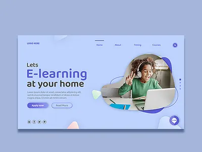 Horizontal E-learning Web banner Template banner e learning e learning web banner graphic design horizontal e learning web banner logo ui web banner web banner template website website footer