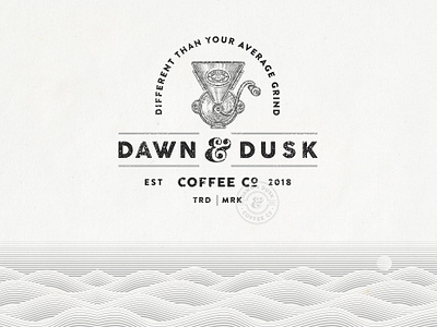 Dawn & Dusk Coffee Co. branding brandingdesign classy cofeebranding coffeecompany coffeegrinder hand drawn illustration logo organic packaging packagingdesign rustic sophisticated vintage vintagedesign vintagelogo