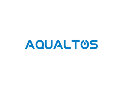 AQUALTOS LOGO blue company illustrator liquid logo water