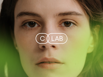 C LAB: branding beauty body branding cosmetics cosmetology girl green logo neon portrait presentation