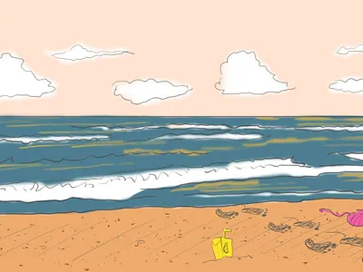 Mermaids art direction design graphic design illustration short film storyboarding