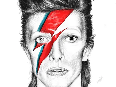 Starman digital drawing drawing illustration portrait