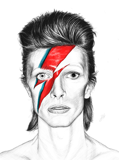 Starman digital drawing drawing illustration portrait
