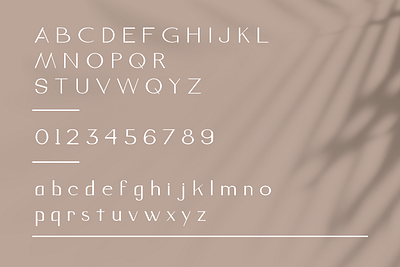 All Glyps - Pabriqa Font classic design font modern typography