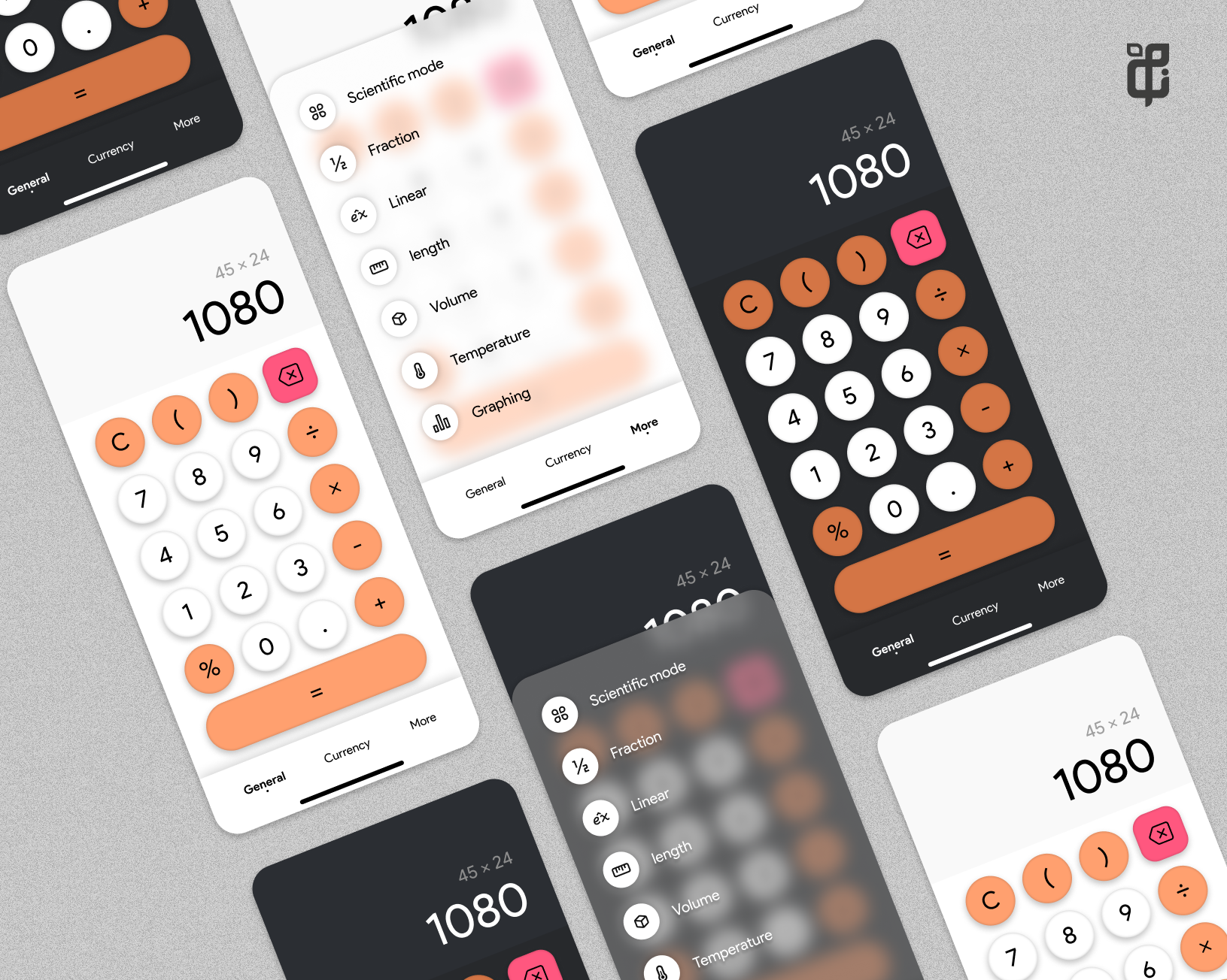 Calculator UI Design by Muhammad Najib RB on Dribbble