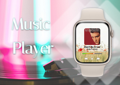 Watch Music Player 009 applewatch dailyui dailyuichallange musicplayer