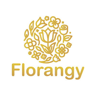 Imagotipo Florangy design graphic design illustration typography vector